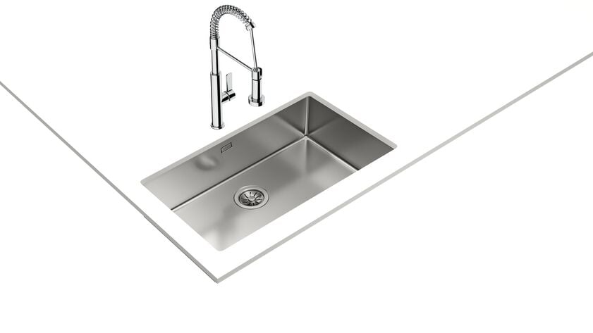 Teka BE LINEA RS15 71.40 Parlak Yüzey Çelik Eviye - 115000004