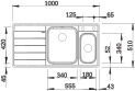 Blanco Axıs III 6-S IF Sol Damlalıklı Inox Eviye - 522104
