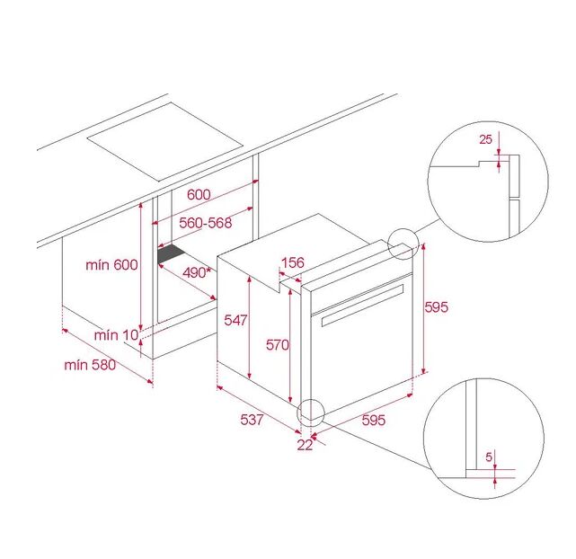 Teka HLB 85-G1 P BM Maestro Pizza Ankastre Fırın - 111000057
