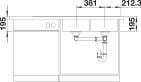 Blanco Divon II 8-S-IF Sol Damlalıklı Eviye - 521665