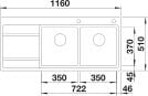 Blanco Divon II 8-S-IF Sol Damlalıklı Eviye - 521665