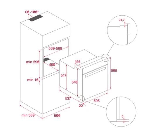 Teka HLB 8600 ST Ankastre Fırın - 111000011