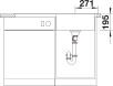 Blanco Divon II 5-S-IF Sol Damlalıklı Eviye - 521660
