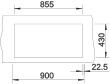 Blanco Claron 400/400-IF Paslanmaz Eviye - 521617