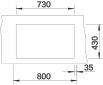 Blanco Claron 700-IF Paslanmaz Çelik Eviye - 521580