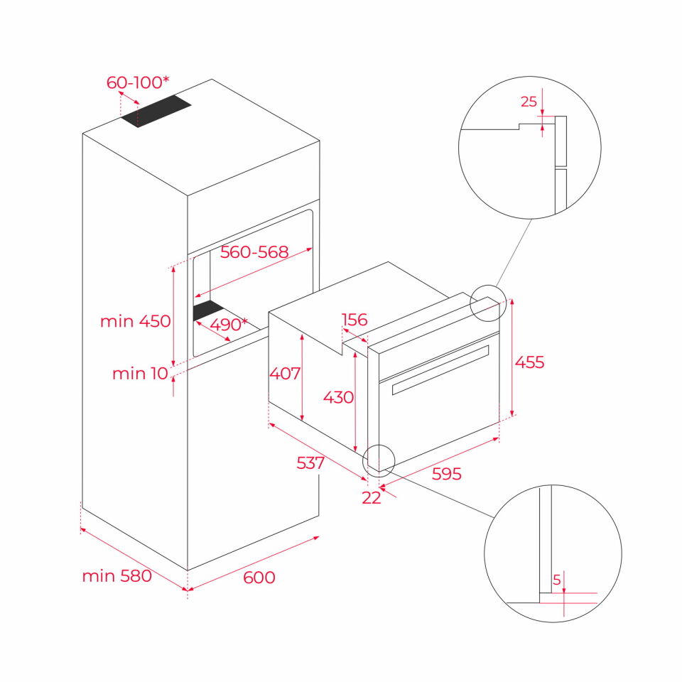 Teka MLC 8440 BK Ankastre Mikrodalga - 111160003