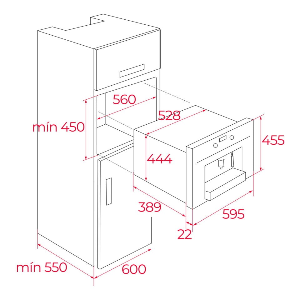 Teka CLC 855 GM Ankastre Kahve Makinesi  - 111630004