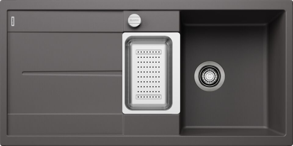 Blanco Metra 6-S Damlalıklı Granit Eviye Kaya Gri - 518877