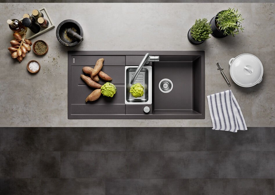 Blanco Metra 6-S Granit Eviye Tartufo - 517354