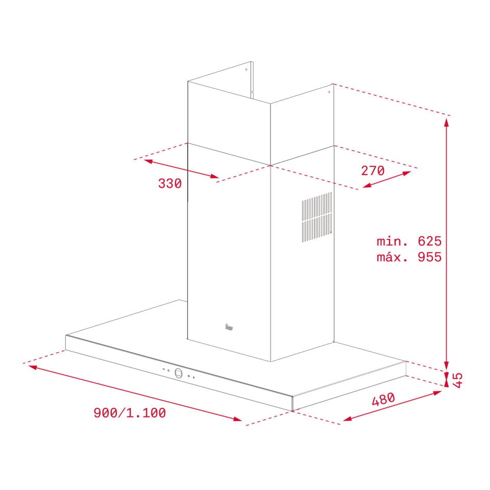 Teka PERFECTA4 DLH 985 T Ankastre Davlumbaz - 40437100