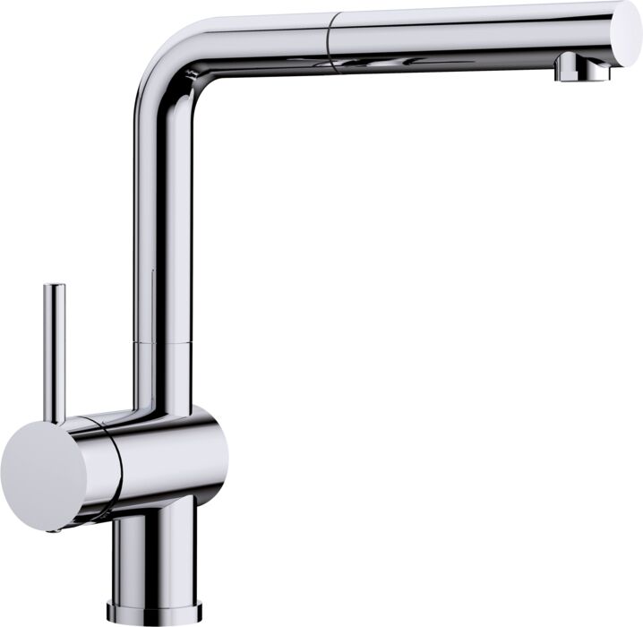 Blanco Linus-S Spiralli Sol Elcikli Krom Armatür - 514016
