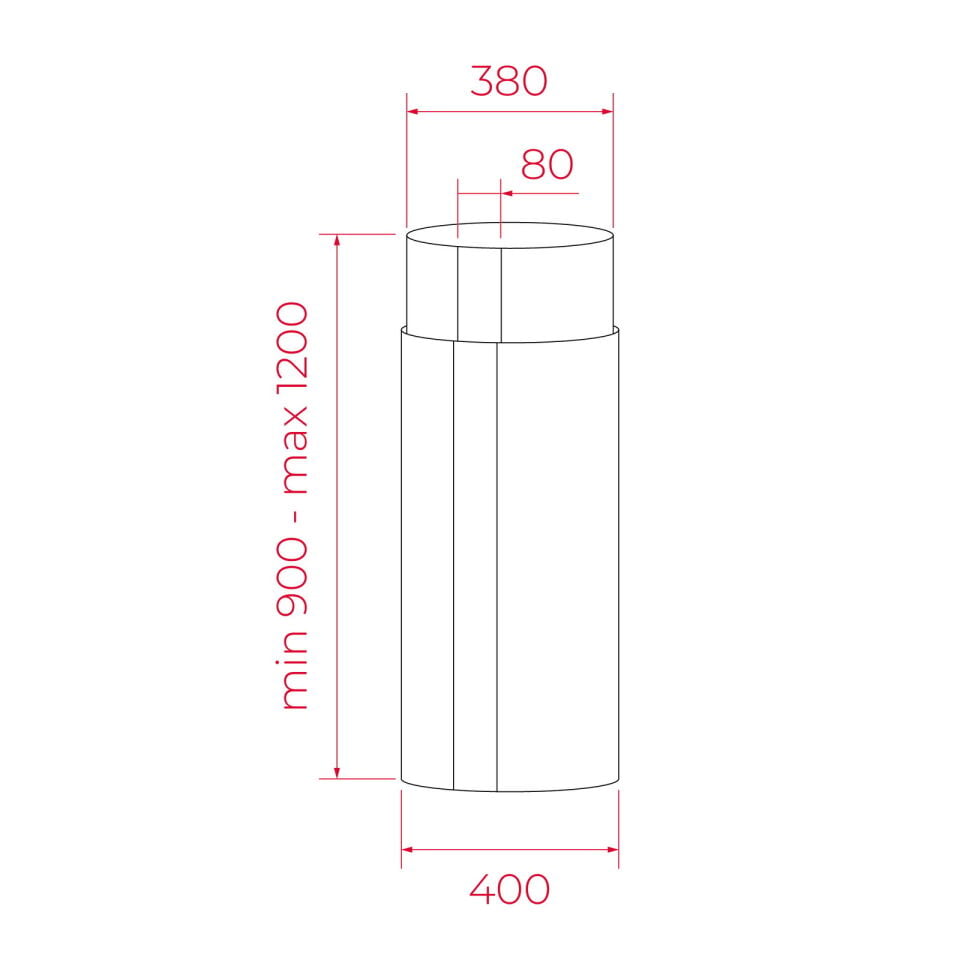 Teka CC 485 BK Ada Tipi Ankastre Davlumbaz - 112910006