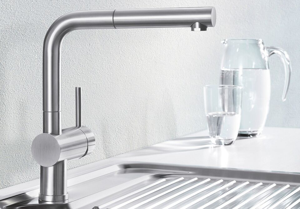 Blanco Linus-S Spiralli Sağ Elcikli Krom Armatür - 512402