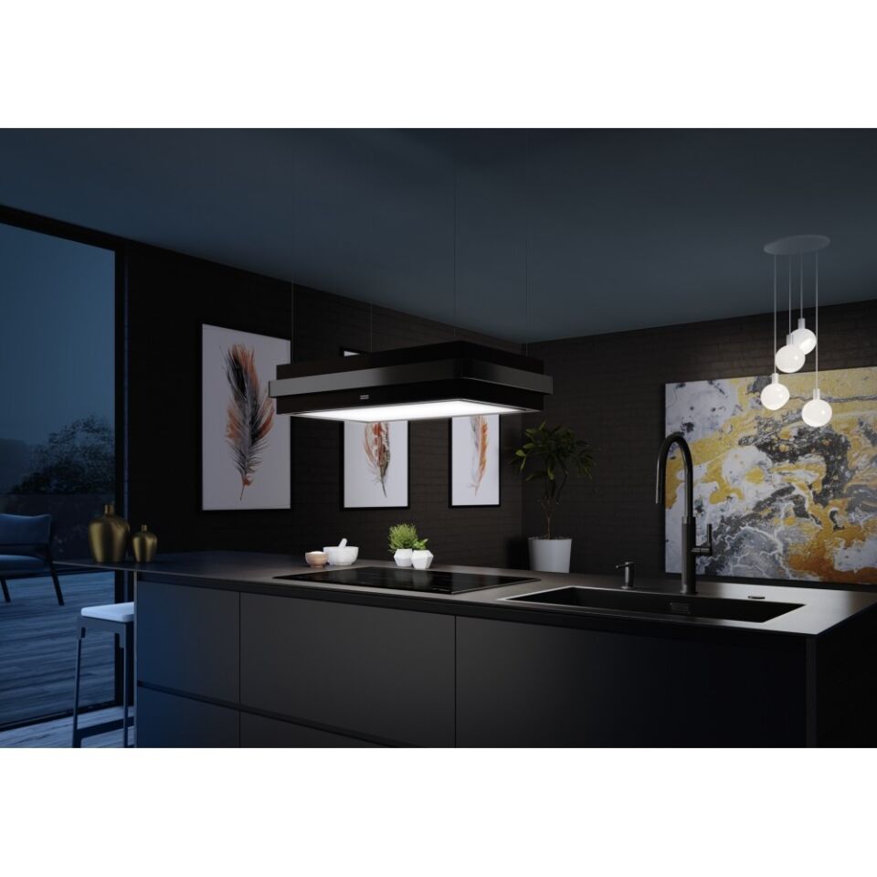 Franke Mythos Masterpiece FMYS BK/AN F80 KL Matt Black+Antrasit Ada Davlumbaz