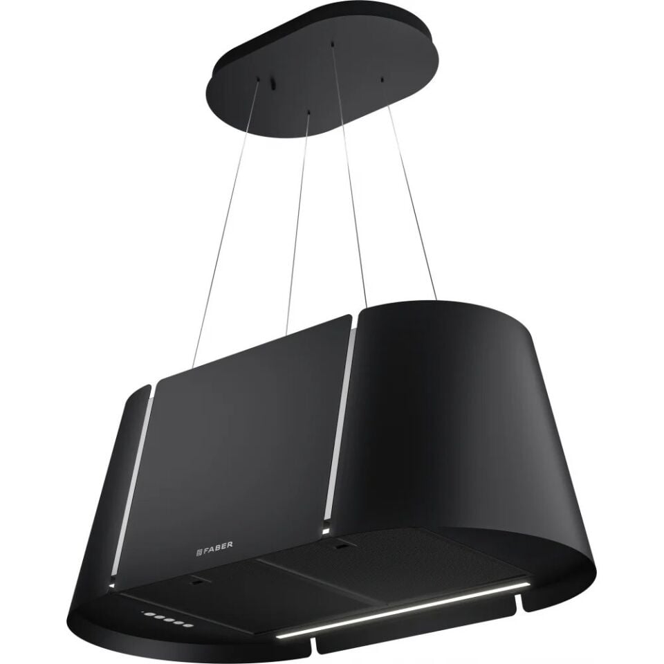 Faber BEAT XL BK MATT F80 Mat Siyah Ada Tipi Davlumbaz