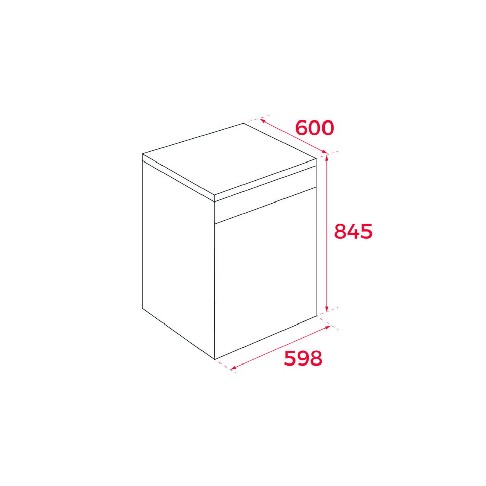 Teka DFS 76850 SS Solo Bulaşık Makinesi - 114260012