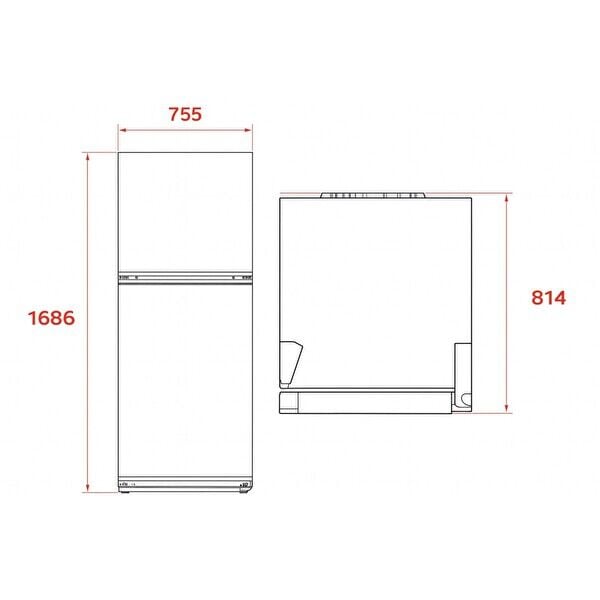 Teka RTF 54760 SS Inox Solo Buzdolabı - 113370010