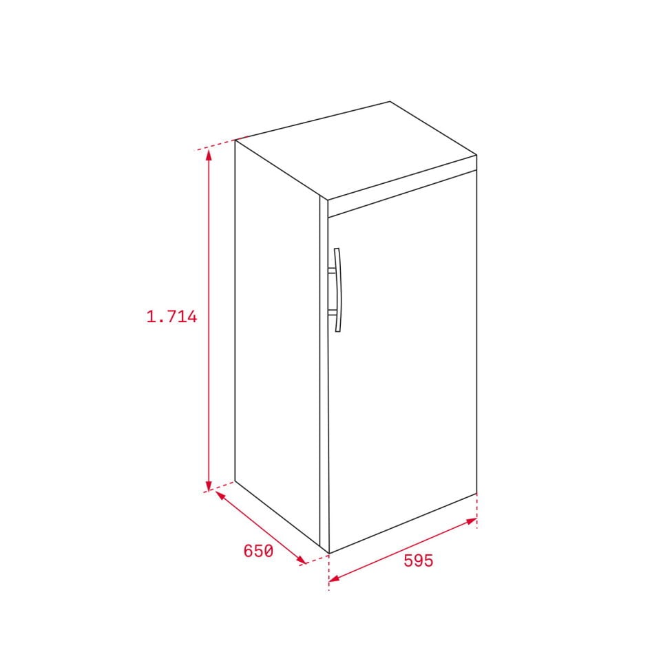 Teka RSF 43250 SS EU Solo Derin Dondurucu - 113340000