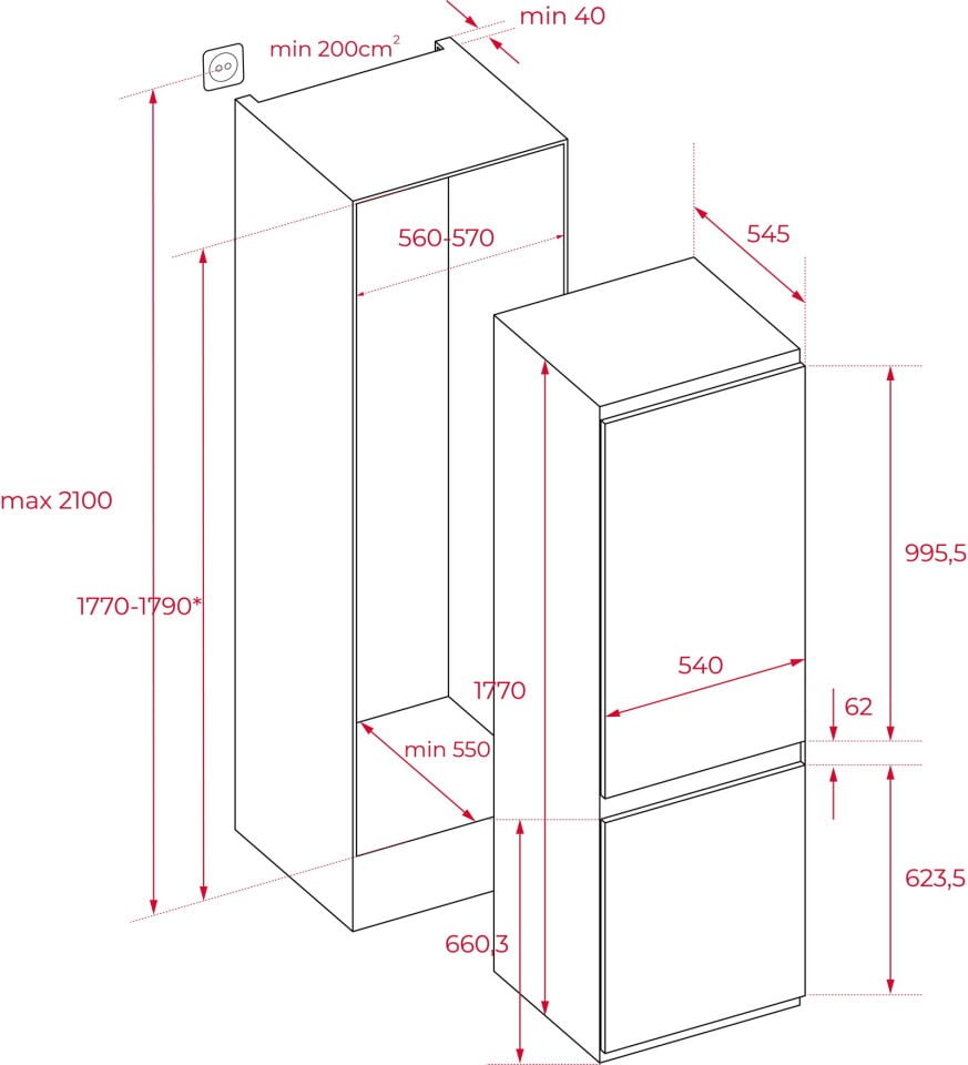 Teka RBF 43330 FI EU Buzdolabı - 113570017