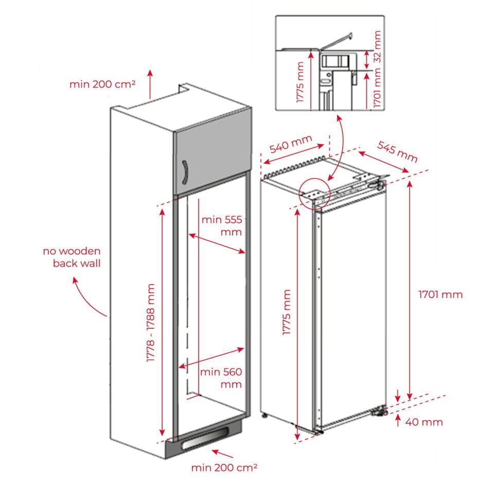 Teka RSF 73360 FI EU Ankastre Dondurucu - 113500010