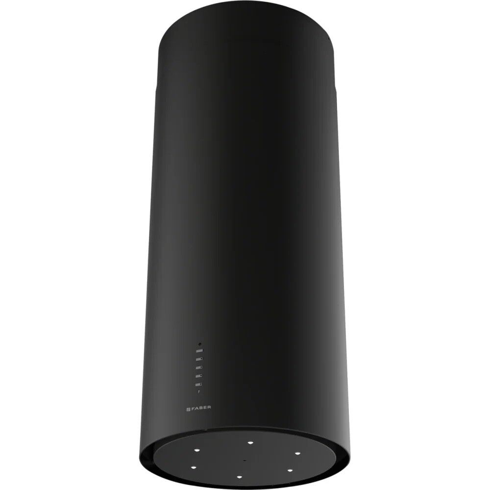 Faber Cylindra Isola Gloss Plus EV8+ BK A37 Mat Siyah Ada Tipi Davlumbaz