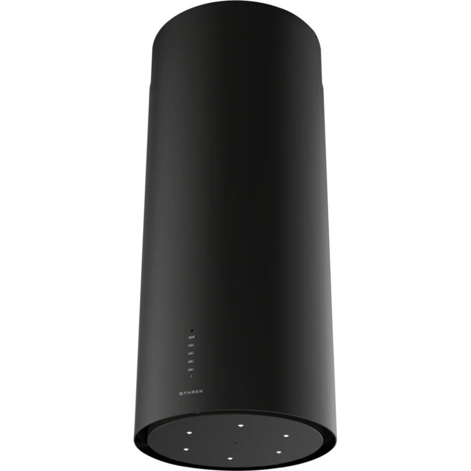 Faber Cylindra Isola Gloss Plus EV8+ BK A37 Mat Siyah Ada Tipi Davlumbaz
