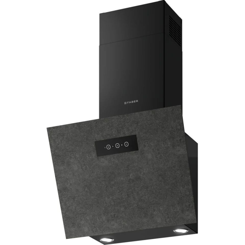 Faber Grexia GRES DG 60 Siyah/Dark Grey Porselen Davlumbaz