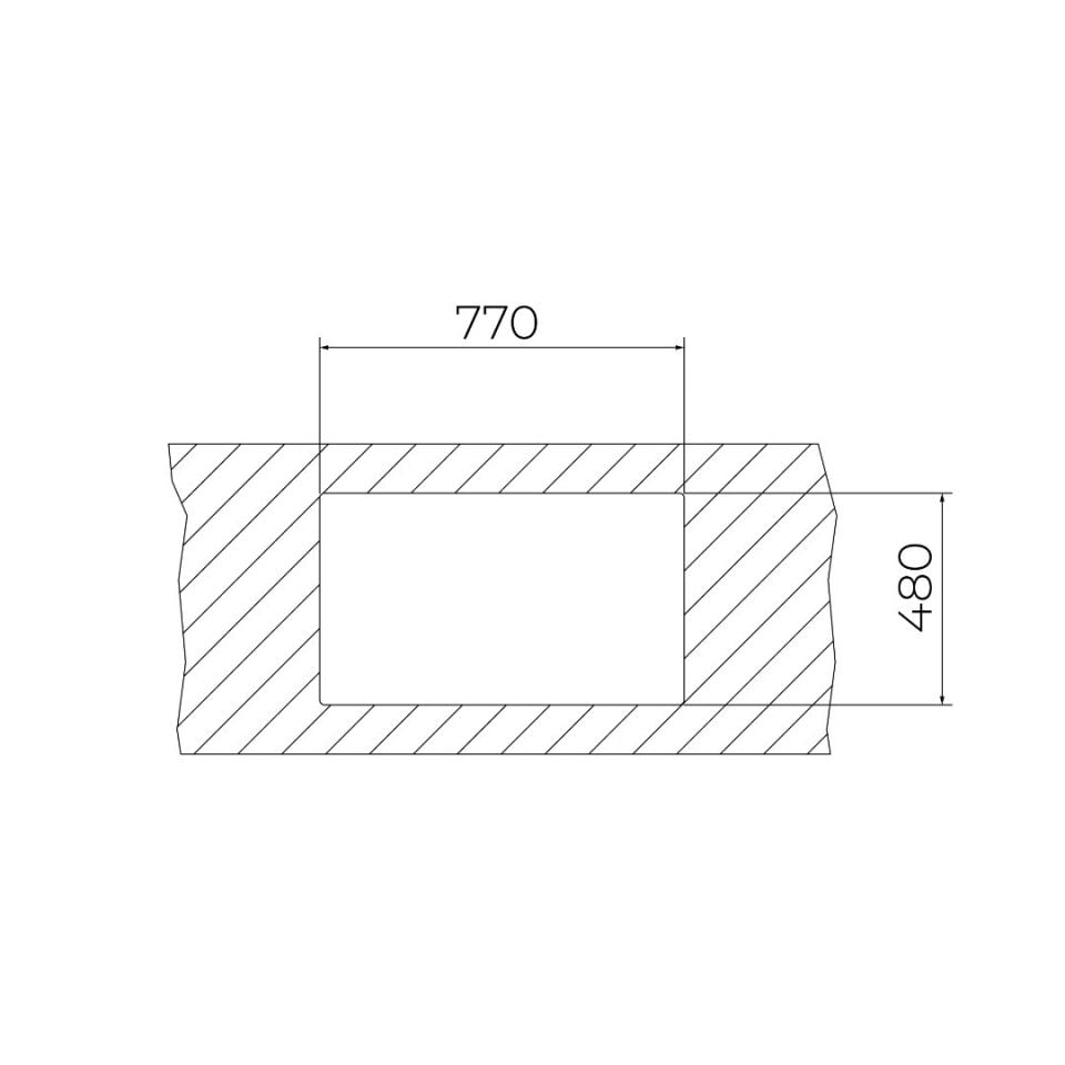 Teka NOVA 80 WS-TG Siyah Granit Eviye - 115230057