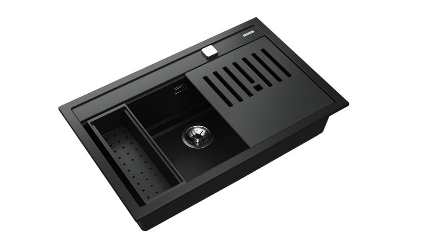 Teka NOVA 80 WS-TG Siyah Granit Eviye - 115230057