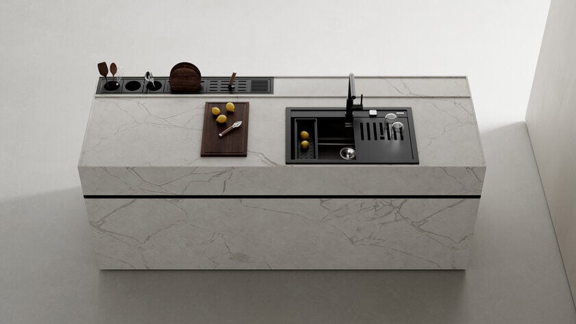 Teka NOVA 80 WS-TG Siyah Granit Eviye - 115230057
