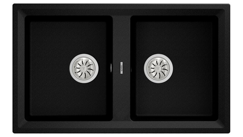 Teka STONE 90 B-TG Metallic Black Granit Eviye - 115260003