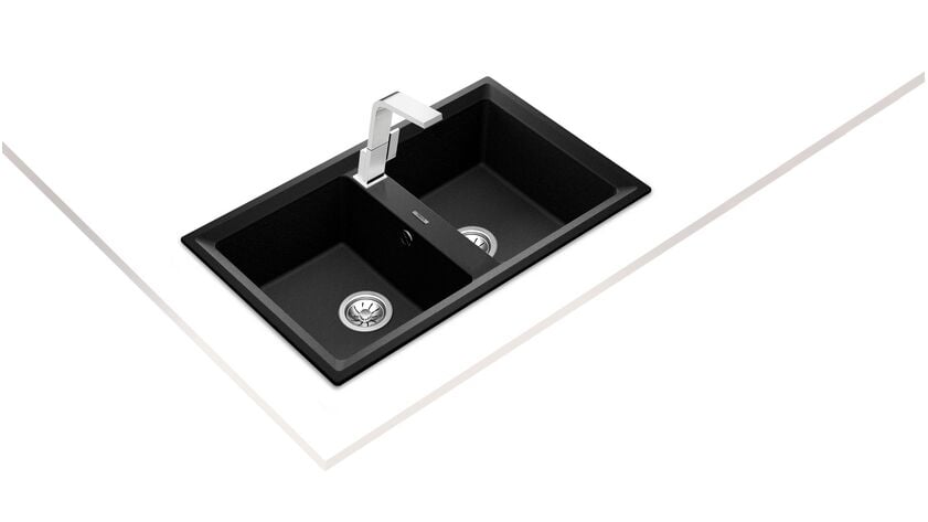 Teka STONE 90 B-TG Metallic Black Granit Eviye - 115260003