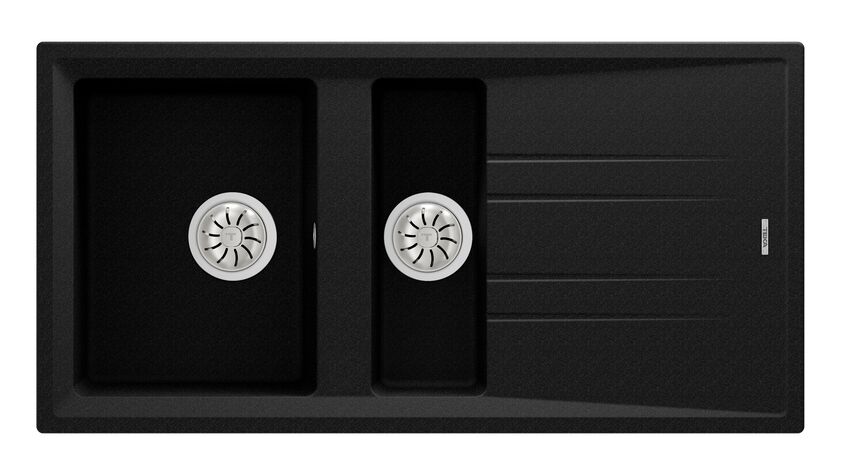 Teka STONE 60 B-TG Metallic Black Granit Eviye - 115360003