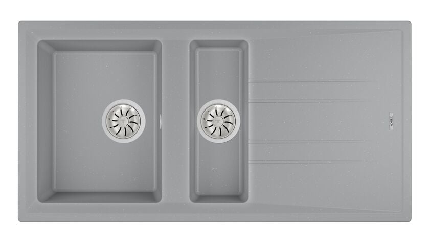 Teka STONE 60 B-TG Metallic Grey Granit Eviye - 115360000