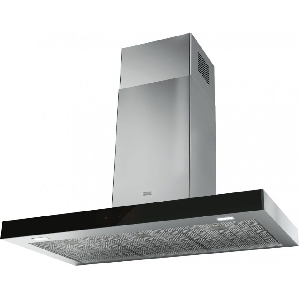 Franke Mythos FCR 925 TC BK/XS NG/900 Siyah + Inox Duvar Tipi Ankastre Davlumbaz