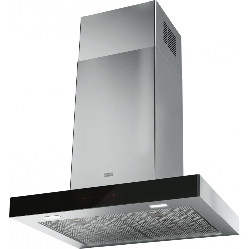 Franke Mythos FCR 625 TC BK/XS NG/600 Siyah + Inox Duvar Tipi Ankastre Davlumbaz