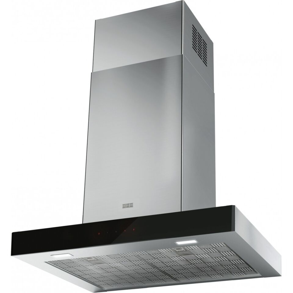 Franke Mythos FCR 625 TC BK/XS NG/600 Siyah + Inox Duvar Tipi Ankastre Davlumbaz