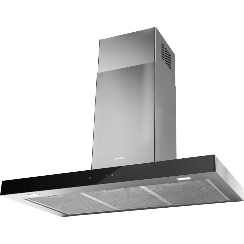 Faber Stilo Glass SMART X/V A60 Paslanmaz Çelik/Cam Duvar Tipi Davlumbaz