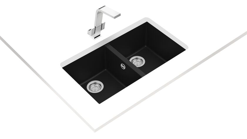 Teka SQUARE 760 TG Black Granit Eviye - 115260024
