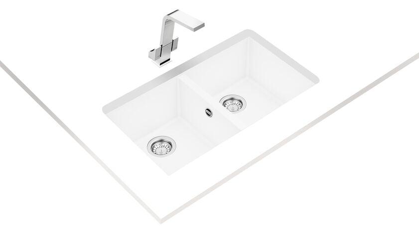 Teka SQUARE 760 TG Arctic White Granit Eviye - 115260028