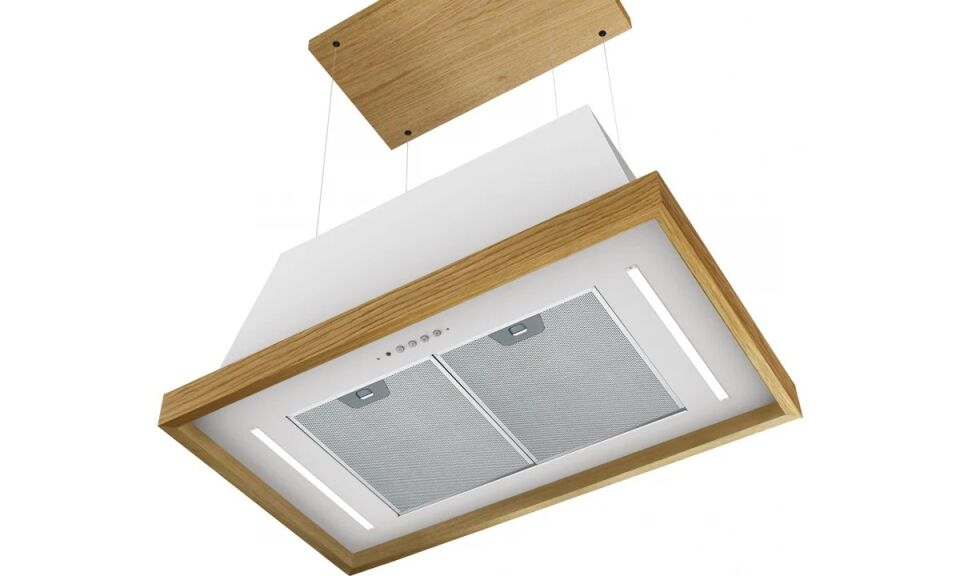 Faber The Isola EV8 WH MATT F80 SC Mat Beyaz Ada Tipi Davlumbaz