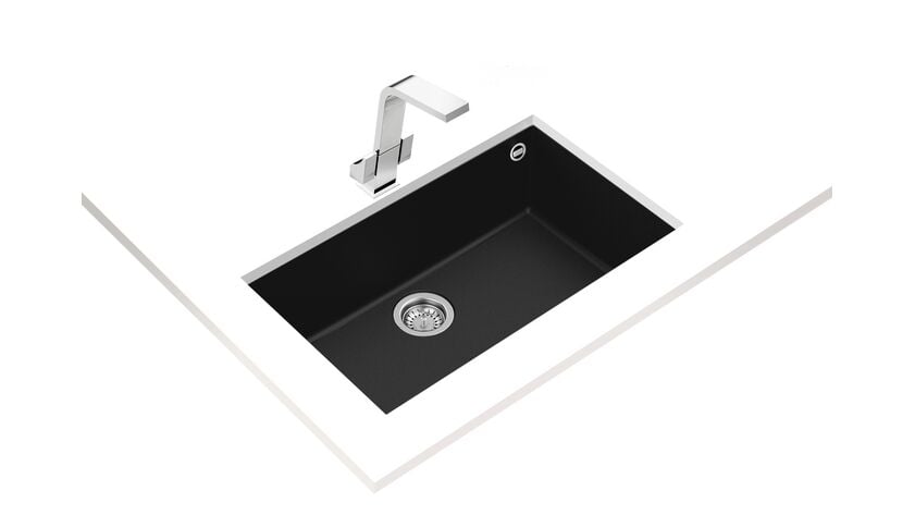 Teka SQUARE 72.40 TG Black Granit Eviye - 115230015
