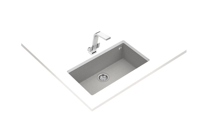 Teka SQUARE 72.40 TG Stone Grey Granit Eviye - 115230016