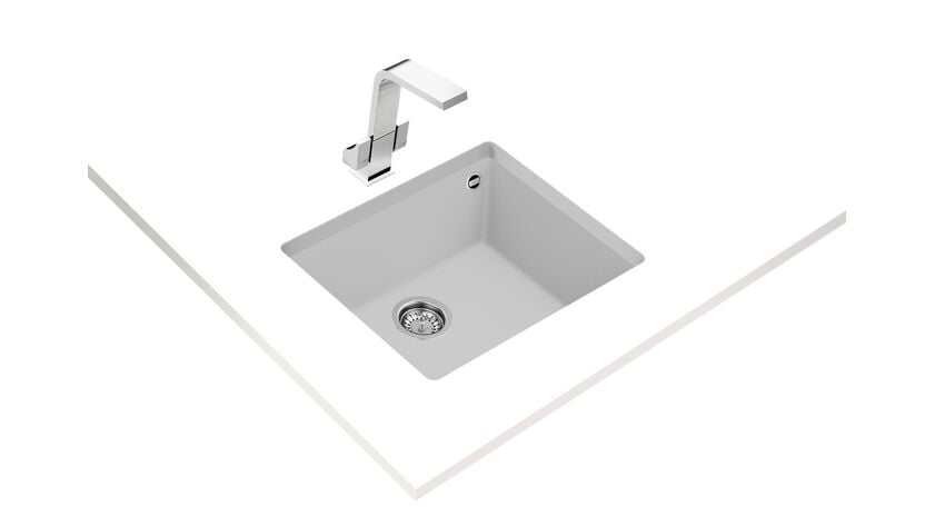 Teka SQUARE 50.40 TG Arctic White Granit Eviye - 115230024