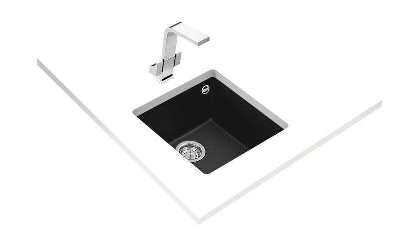 Teka SQUARE 40.40 TG Black Granit Eviye - 115230025