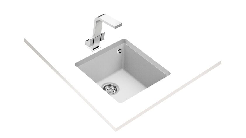 Teka SQUARE 40.40 TG Arctic White Granit Eviye - 115230029