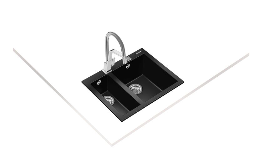 Teka FORSQUARE 590 TG Black Granit Eviye - 115260019