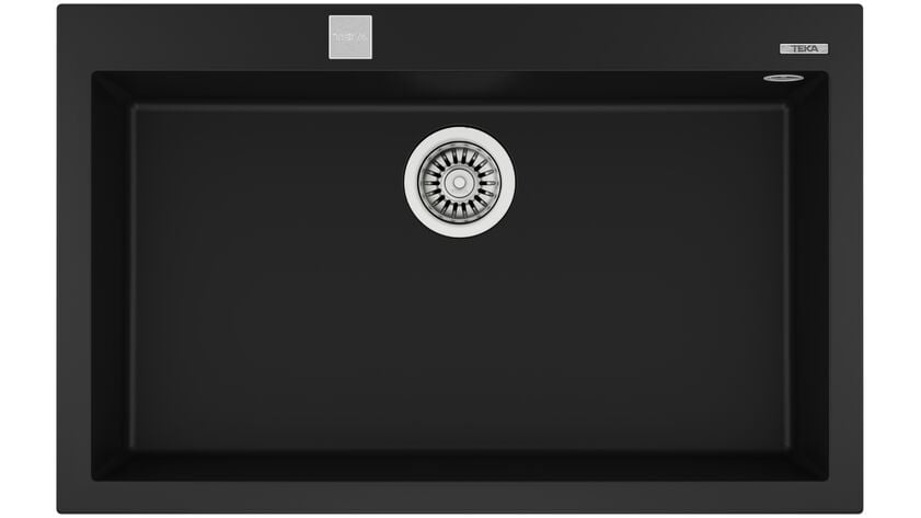 Teka FORSQUARE 72.40 TG Black Granit Eviye - 115230000