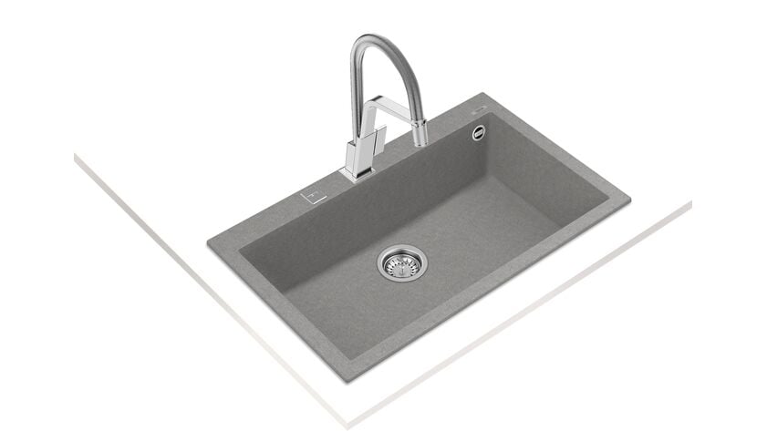 Teka FORSQUARE 72.40 TG Stone Grey Granit Eviye - 115230001