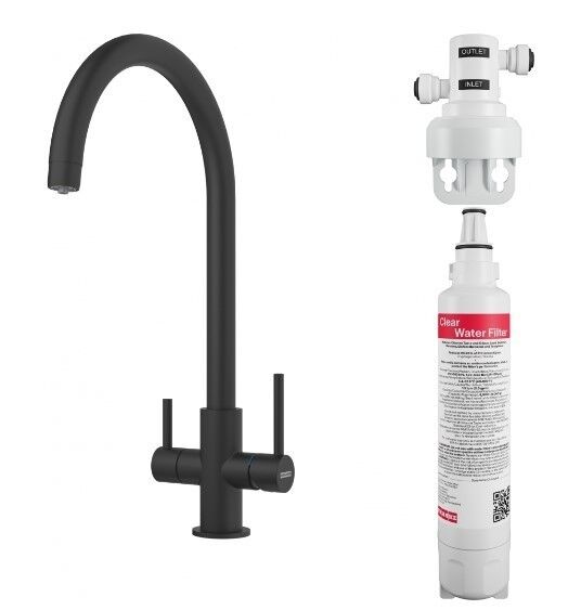 Franke Lina Clear Water Matt Black Filitreli Armatür